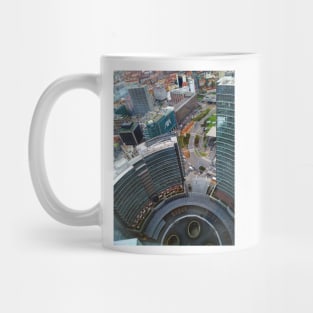 Aerial View of Central Milan Piazza Gae Aulenti Mug